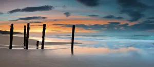 Dunedin St Clair Beach sunrise at the old jetty Dunedin St Clair Beach sunrise at the old jetty
