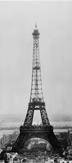 Civil Engineering Marvels Prints: Eiffel Construction 11