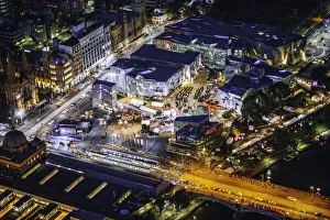 Travel/victoria vic melbourne federation square/federation square heart melbourne cbd seen Travel/victoria vic melbourne federation square/federation square heart melbourne cbd seen