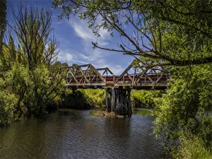 The historic Hinnomunjie Bridge in the Omeo Valley, High Country, Victoria, Australia The historic Hinnomunjie Bridge in the Omeo Valley, High Country, Victoria, Australia