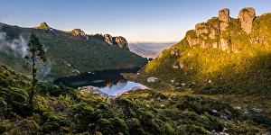 Lake Cygnus in Western Arthurs, Southwest Tasmania Lake Cygnus in Western Arthurs, Southwest Tasmania