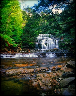 Liffey Falls, a beautiful and scenic area in northern Tasmania, which is protected rainforest Liffey Falls, a beautiful and scenic area in northern Tasmania, which is protected rainforest