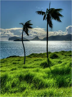 Back light over the lagoon at Lord Howe Island Back light over the lagoon at Lord Howe Island