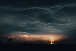 Kununurra Thunderstorm Lightning Print