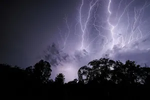 Lightning at Night Print - Australian Landscape