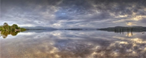Loch Lomond at Dawn, the Trossachs, Scotland Loch Lomond at Dawn, the Trossachs, Scotland