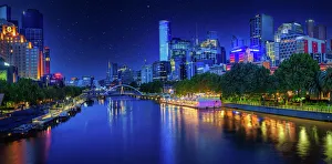Melbourne at night Melbourne at night