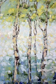 Morning Mist on Water Palette Knife Oil Painting Morning Mist on Water Palette Knife Oil Painting