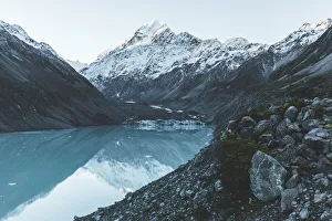 Mountain Peak with Glacial Lake Mountain Peak with Glacial Lake
