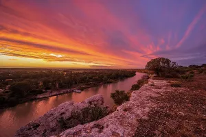 South Australian Landscapes Prints: Murray River Sunset