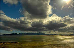 Petrifaction bay cloudscape on Flinders Island, Bass Strait, Tasmania, Australia Petrifaction bay cloudscape on Flinders Island, Bass Strait, Tasmania, Australia