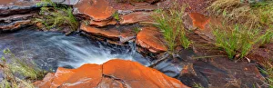 A river running through a gorge in Karijini National Park Western Australia A river running through a gorge in Karijini National Park Western Australia
