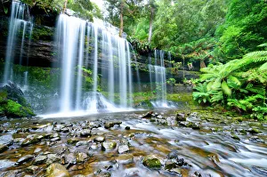Russell falls mount field nationala park Tasmania Russell falls mount field nationala park Tasmania