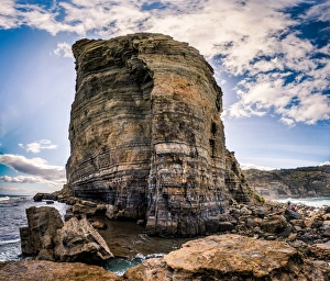 Shipstern Bluff at Tunnel Bay, Tasman Peninsula, Tasmania Shipstern Bluff at Tunnel Bay, Tasman Peninsula, Tasmania