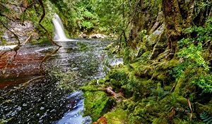 Sir Johns Falls, Gordon River, Tasmania, Australia Sir Johns Falls, Gordon River, Tasmania, Australia
