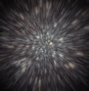 Hubble Telescope Print: Solar System Explosion Zoom