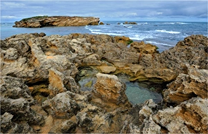 Sting Ray bay, eastern Victorian coastline, Australia Sting Ray bay, eastern Victorian coastline, Australia