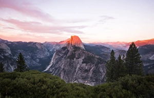 Sunset at Glacier point, Yosemite National Park Sunset at Glacier point, Yosemite National Park