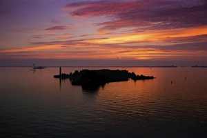 Sunset at Gulf of Finland, easternmost arm of the Baltic Sea Sunset at Gulf of Finland, easternmost arm of the Baltic Sea