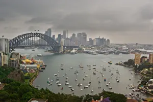 Sydney Harbour Bridge, Lavender Bay and City Sydney Harbour Bridge, Lavender Bay and City