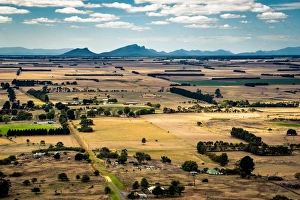 View from mt Rouse to the Grampinans Ranges, Victoria View from mt Rouse to the Grampinans Ranges, Victoria