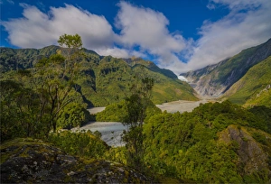 West coast at Fanz Josef glacier, south island, New Zealand West coast at Fanz Josef glacier, south island, New Zealand