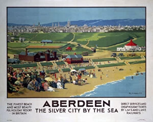 Images Dated 30th June 2003: Aberdeen - The Silver City by the Sea, LMS / LNER poster, 1923-1947
