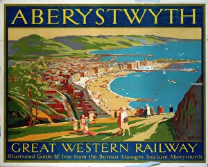 Images Dated 23rd June 2003: Aberystwyth, GWR poster, 1923-1947