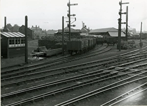 Coote & Warrens coal depot at the south end of the station on the down side Coote & Warrens coal depot at the south end of the station on the down side