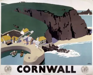 Cornwall Print, a 1923-1947 GWR poster