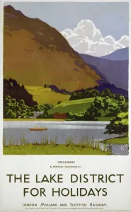 Norman Wilkinson's Print of Grasmere, The Lake District for Holidays