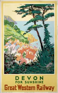 Devon Print, 1923-1947 GWR Poster