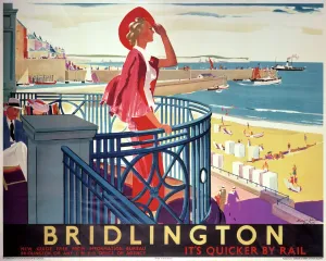 Bridlington Print, a 1930s LNER poster