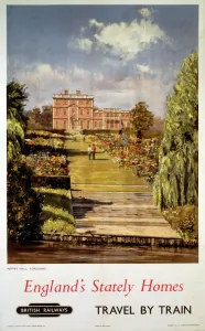British Railways Poster Prints: Englands Stately Homes, BR (NER) poster, 1956