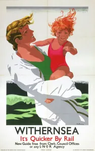 Withernsea Print, a 1933 LNER poster
