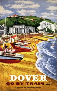 British Railways Poster Prints: Dover, BR poster, 1959