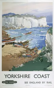 North Landing, Flamborough Print, 1948-1965 BR Poster