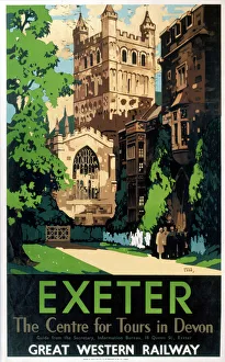 Exeter, GWR poster, 1923-1947