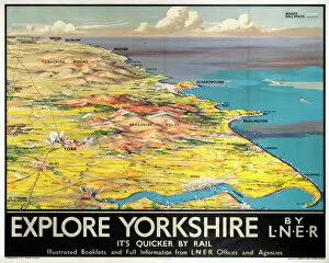 Images Dated 1st September 2003: Explore Yorkshire, LNER poster, 1923-1947