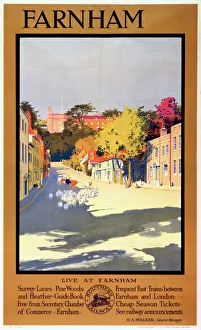 Posters/railway posters/farnham surrey southern railway poster Posters/railway posters/farnham surrey southern railway poster