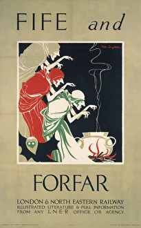 Fife and Forfar, LNER poster, c 1930s Fife and Forfar, LNER poster, c 1930s