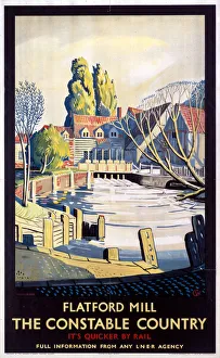 Flatford Mill, LNER poster, 1923-1947 Flatford Mill, LNER poster, 1923-1947
