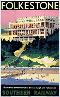 Images Dated 13th May 2003: Folkestone, SR poster, 1947