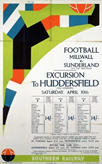 Images Dated 13th May 2003: Football - Millwall v Sunderland, SR poster, 1937