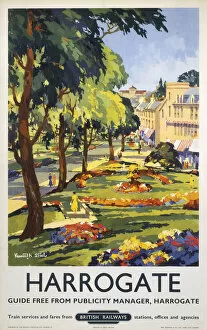 Images Dated 19th February 2003: Harrogate, BR poster, 1953