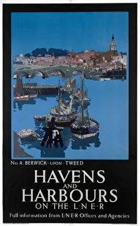 Havens and Harbours on the LNER, railway poster, 1923-1947 Havens and Harbours on the LNER, railway poster, 1923-1947