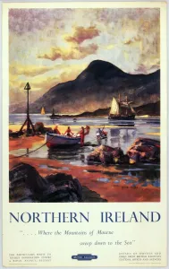 Northern Ireland Print, Mountains of Mourne
