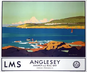 Anglesey Print: Amlwch and Bull Bay View