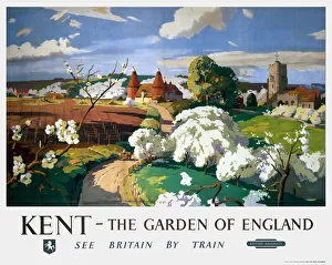 Kent - The Garden of England, BR poster, 1955 Kent - The Garden of England, BR poster, 1955