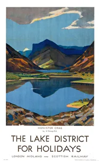 The Lake District for Holidays, LMS poster, 1923-1939
